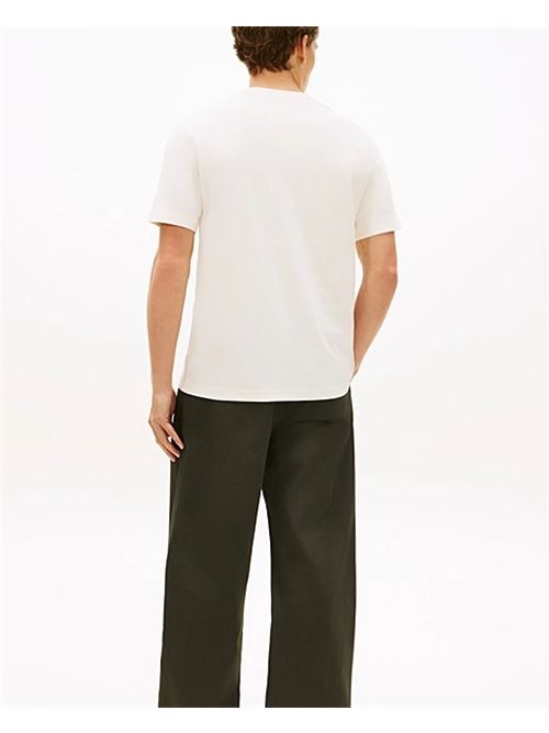 T-shirt with tone-on-tone embroidered logo Tommy Hilfiger | MW0MW42391Z00.Z00